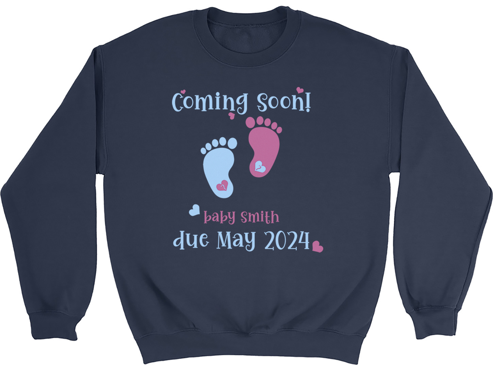 Baby personalised online jumper